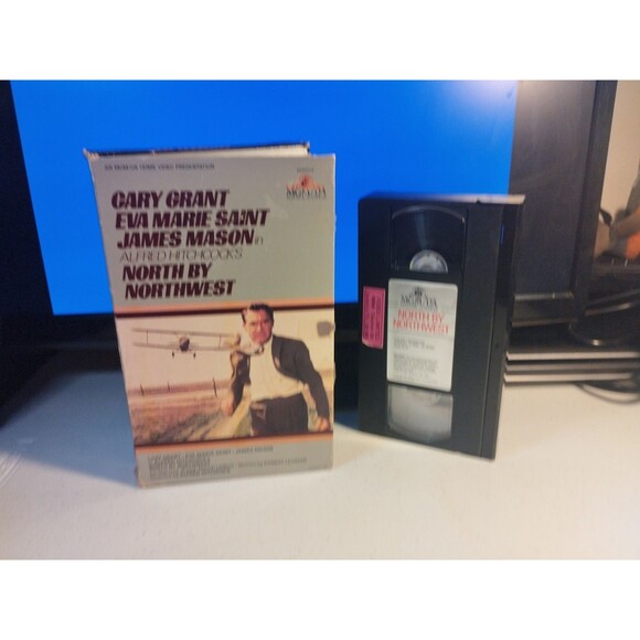North by Northwest (VHS, 1983, MGM Big Box) Cary Grant, Eva Marie Saint - Picture 1 of 9